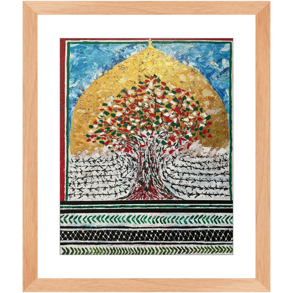 Sumud by Siddiqa Juma - Framed Print