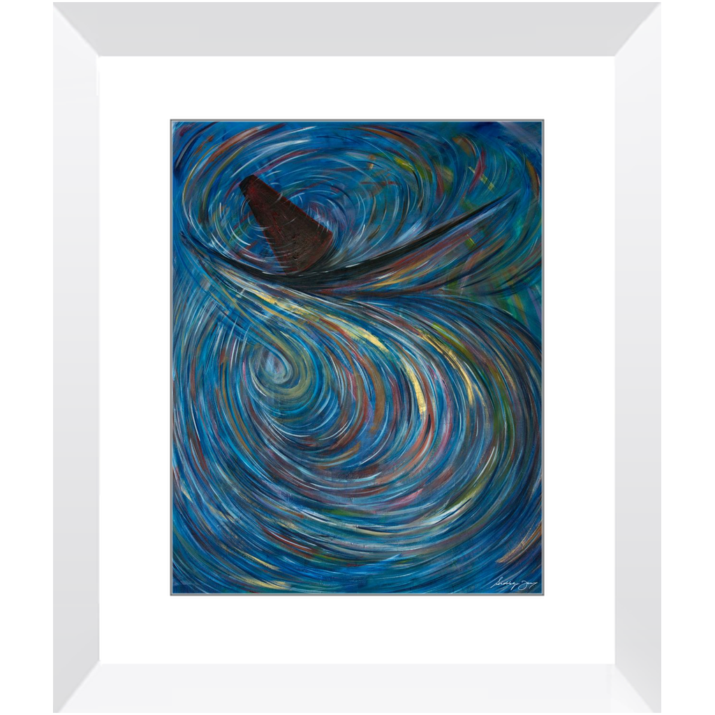 Mystical Dance by Siddiqa Juma - Framed Art Print