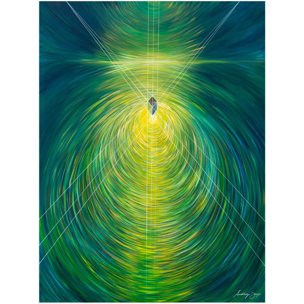 Divine Illumination by Siddiqa Juma - Art Print