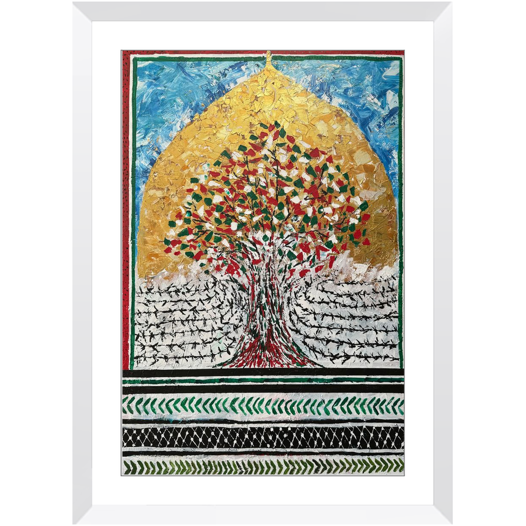 Sumud by Siddiqa Juma - Framed Print