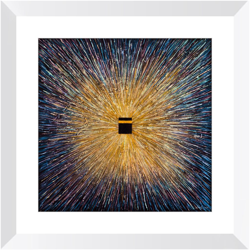 Supernova par Siddiqa Juma - Impression artistique encadrée