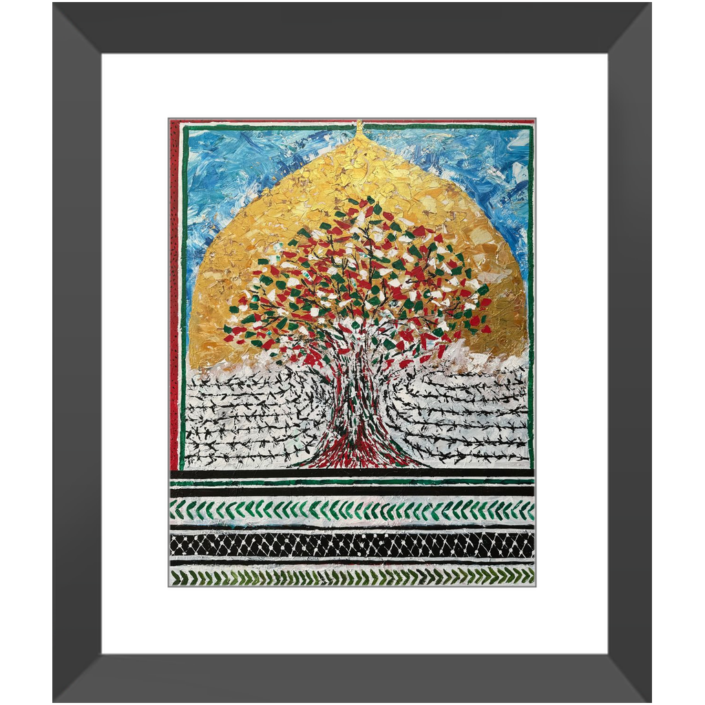 Sumud by Siddiqa Juma - Framed Print