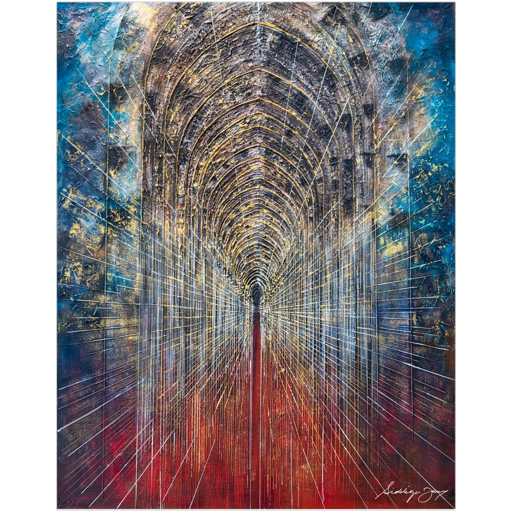 Arches of Revelation by Siddiqa Juma - Art Print