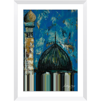 Al Aqsa by Siddiqa Juma - Framed Print