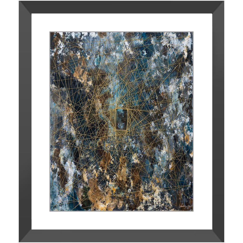 Threads of Unity by Siddiqa Juma - Framed Art Print