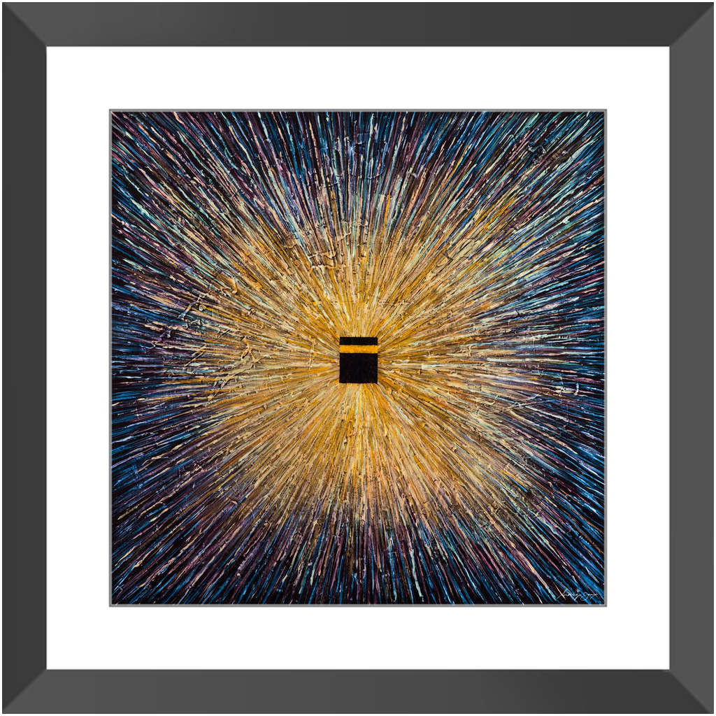 Supernova par Siddiqa Juma - Impression artistique encadrée