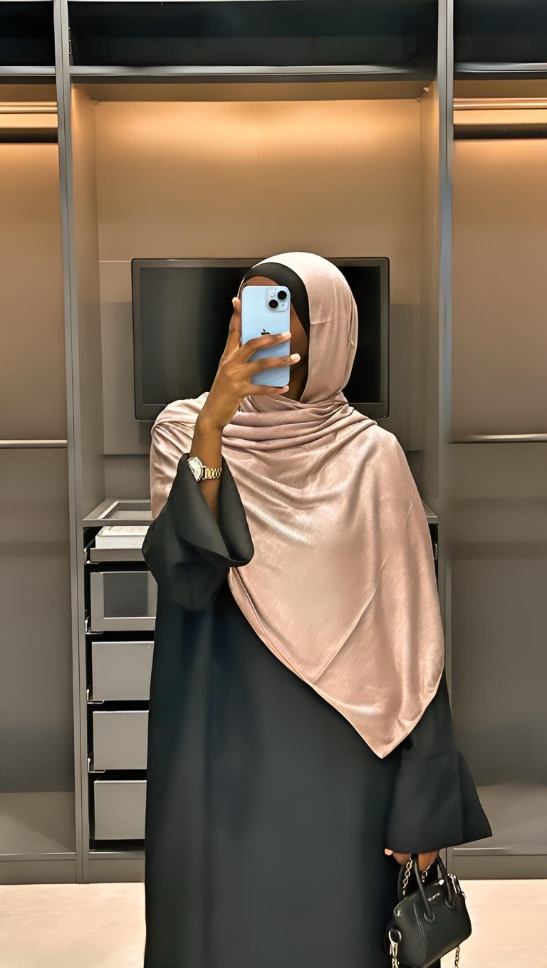 Premium-Qualität Jersey Hijab-Sand