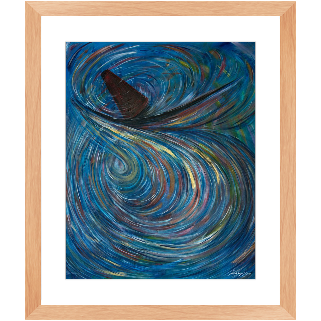 Mystical Dance by Siddiqa Juma - Framed Art Print