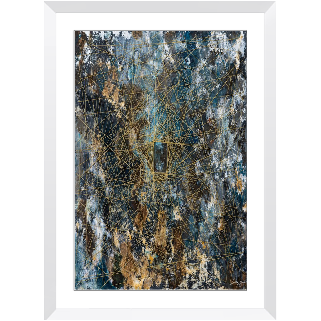 Threads of Unity by Siddiqa Juma - Framed Art Print