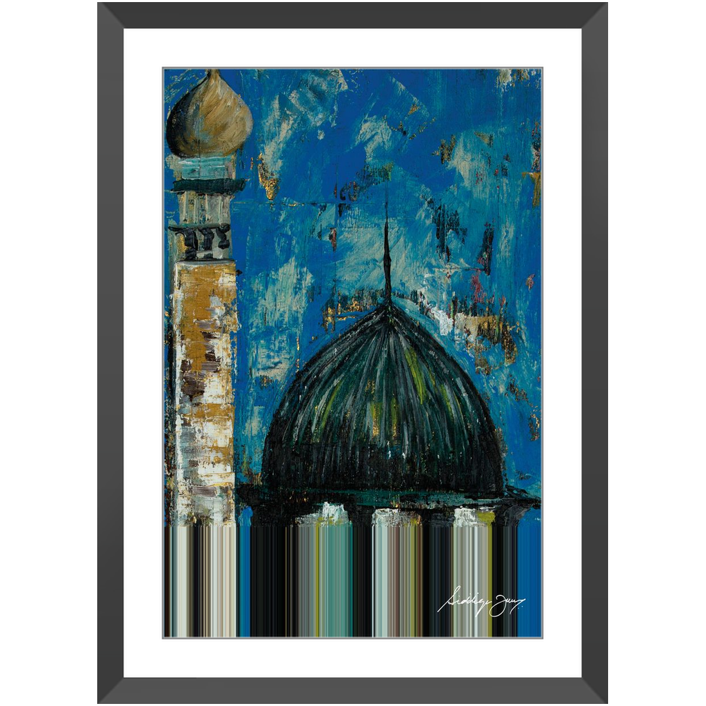 Al Aqsa by Siddiqa Juma - Framed Print