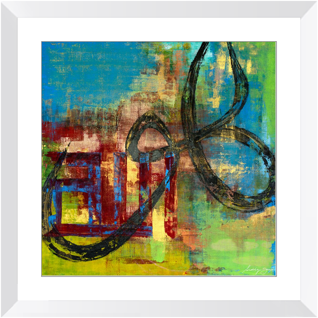 Hu Allah by Siddiqa Juma - Framed Art Print