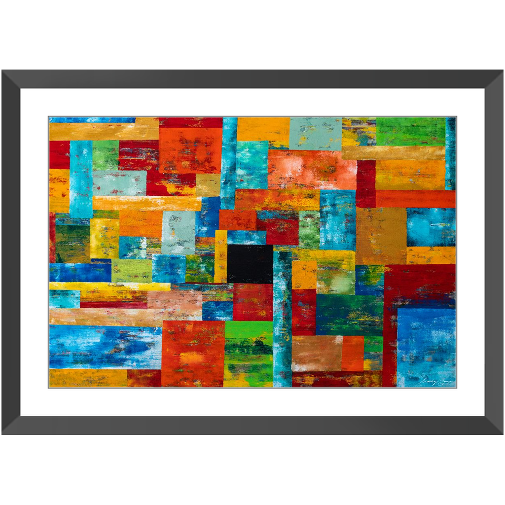 Beyond Boundaries  by Siddiqa Juma - Framed Art Print