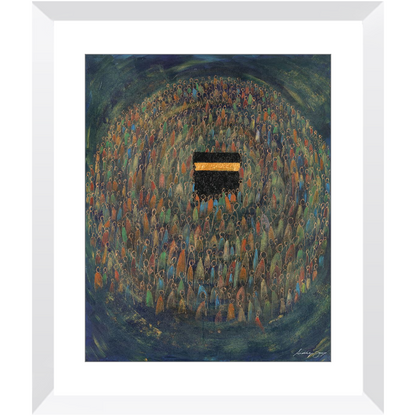 Shoulder to Shoulder by Siddiqa Juma - Framed Art Print