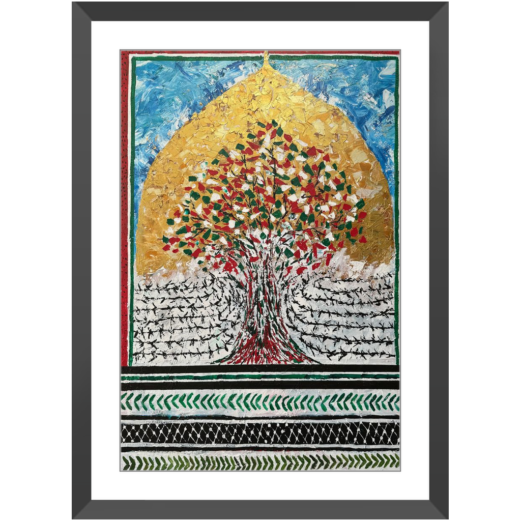 Sumud by Siddiqa Juma - Framed Print