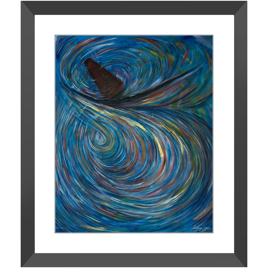 Mystical Dance by Siddiqa Juma - Framed Art Print