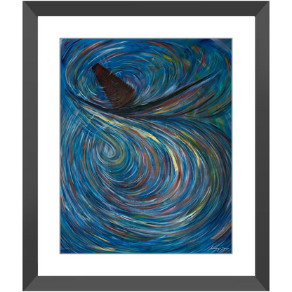 Mystical Dance by Siddiqa Juma - Framed Art Print