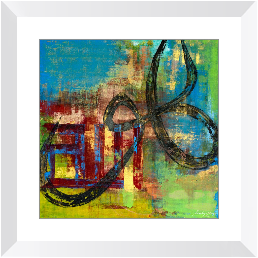 Hu Allah by Siddiqa Juma - Framed Art Print