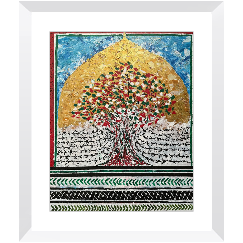 Sumud by Siddiqa Juma - Framed Print