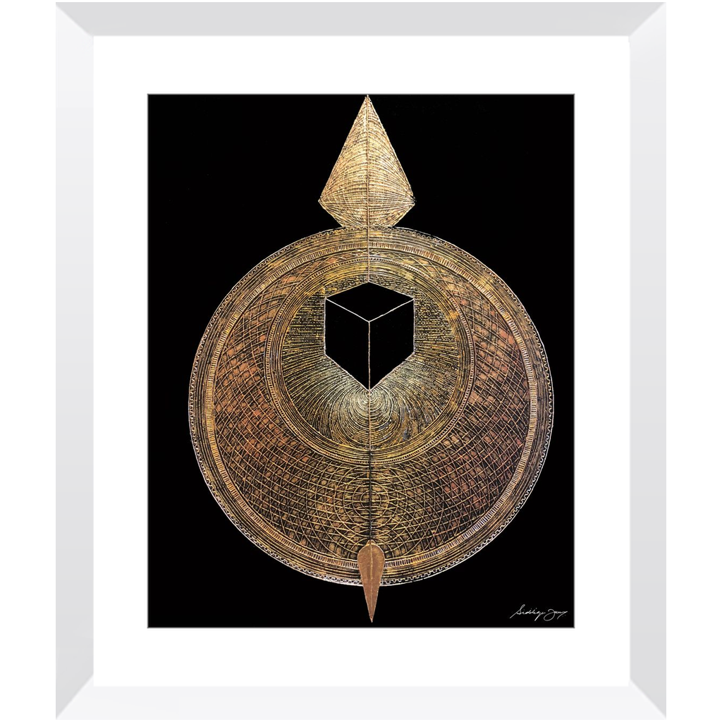 Compass веры Siddiqa Juma - Pramed Art Print