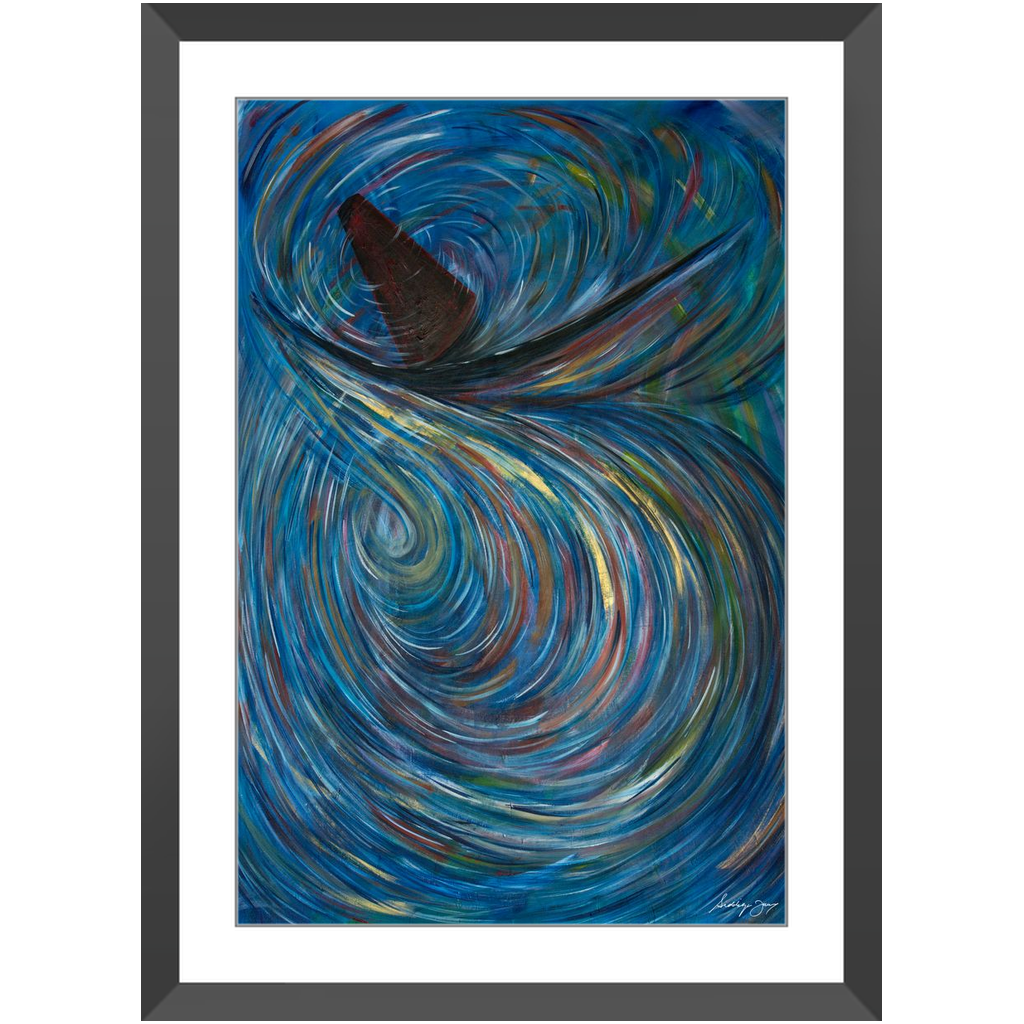 Mystical Dance by Siddiqa Juma - Framed Art Print