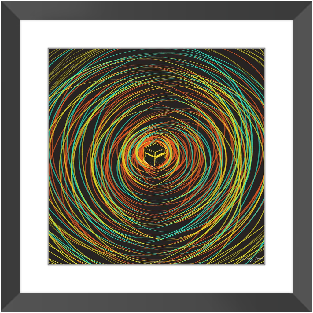 Chaotic Calm by Siddiqa Juma - Framed Art Print