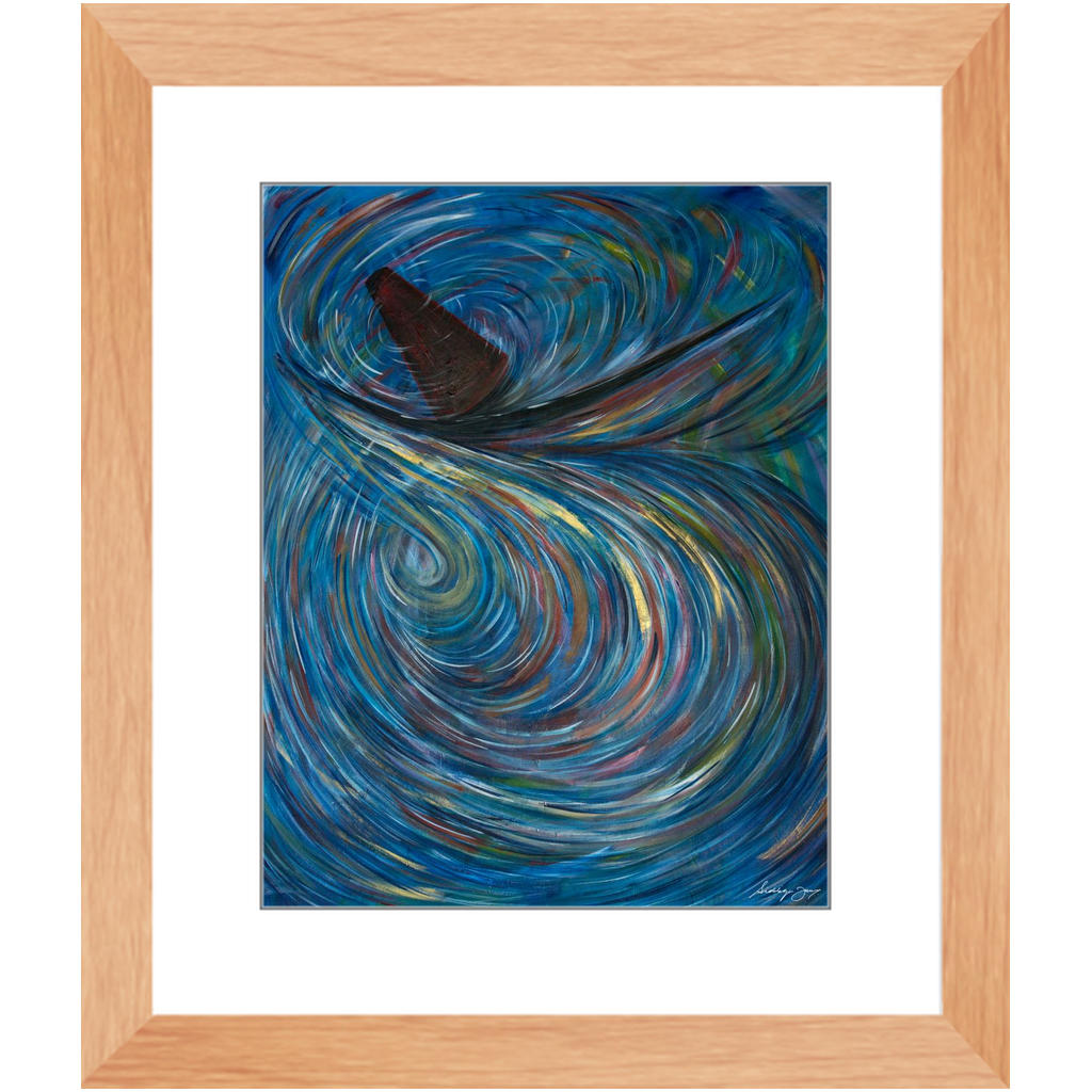 Mystical Dance by Siddiqa Juma - Framed Art Print