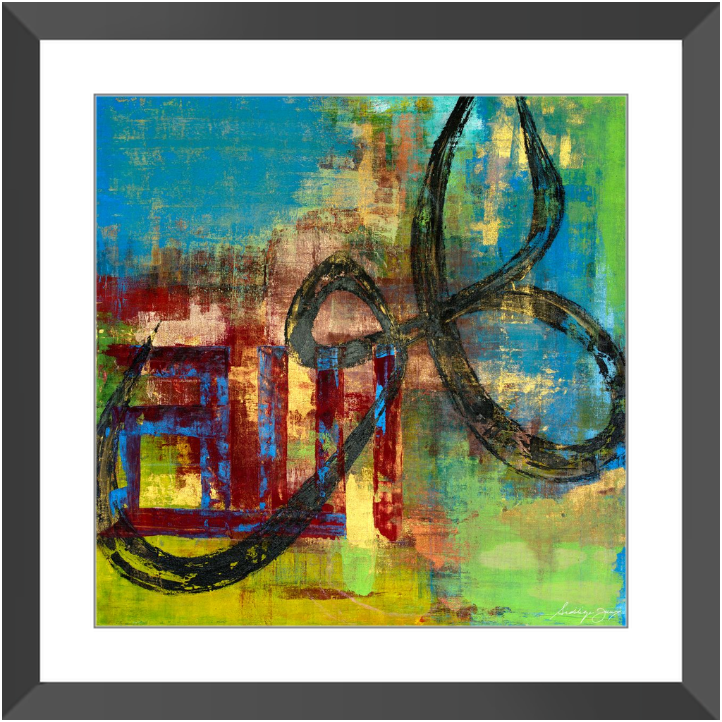 Hu Allah by Siddiqa Juma - Framed Art Print