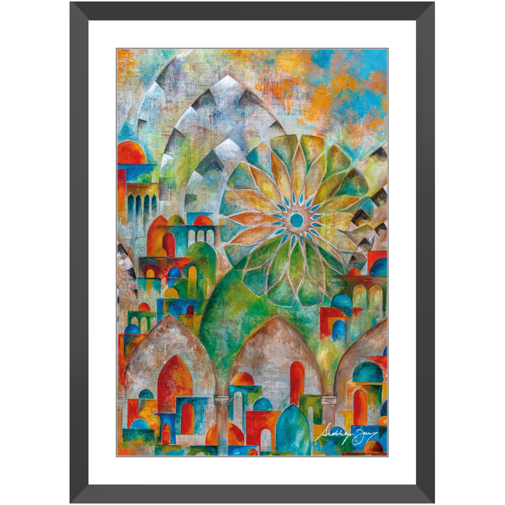 Majestic Revelation by Siddiqa Juma - Framed Art Print