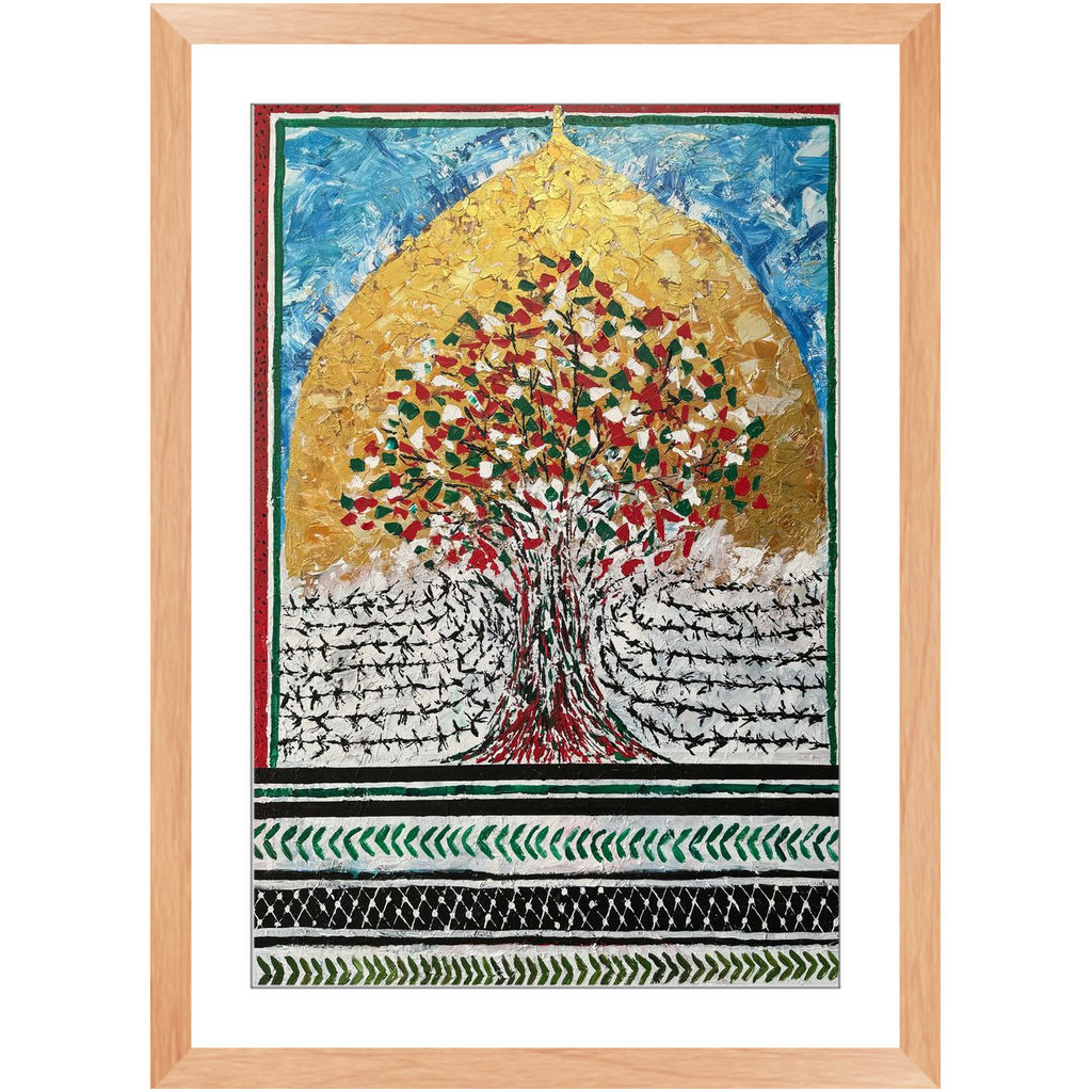 Sumud by Siddiqa Juma - Framed Print