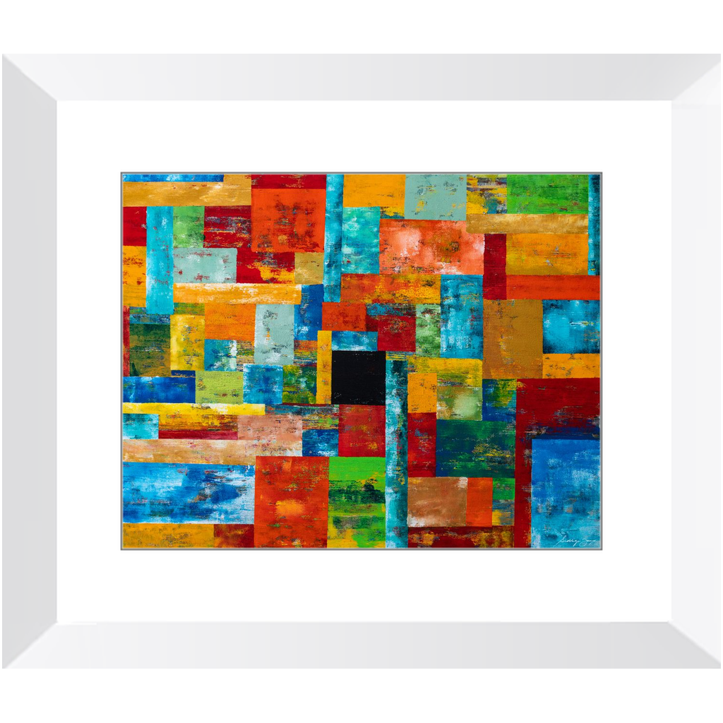 Beyond Boundaries  by Siddiqa Juma - Framed Art Print