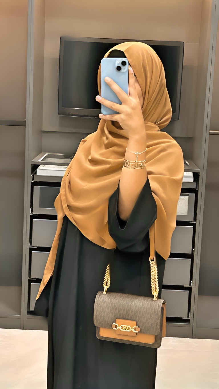 Musline hijab premium - Beige