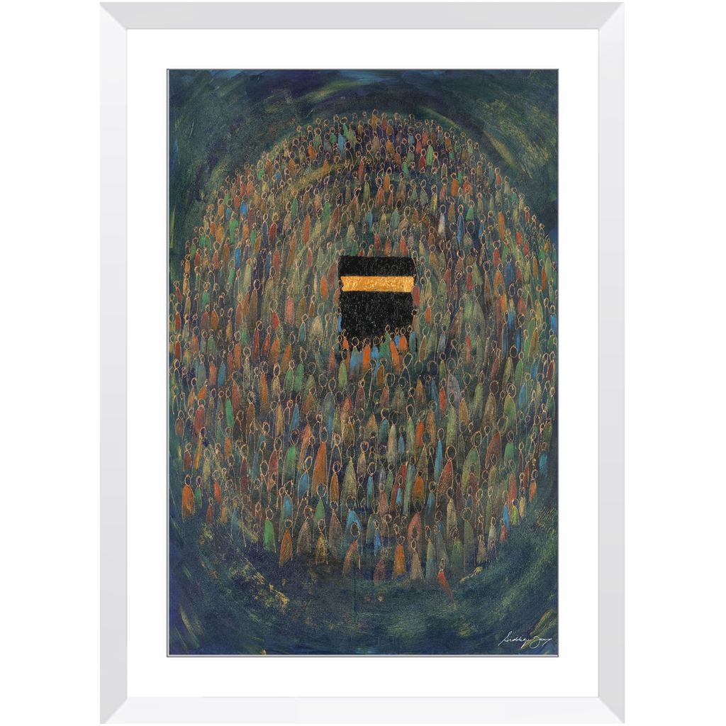 Shoulder to Shoulder by Siddiqa Juma - Framed Art Print