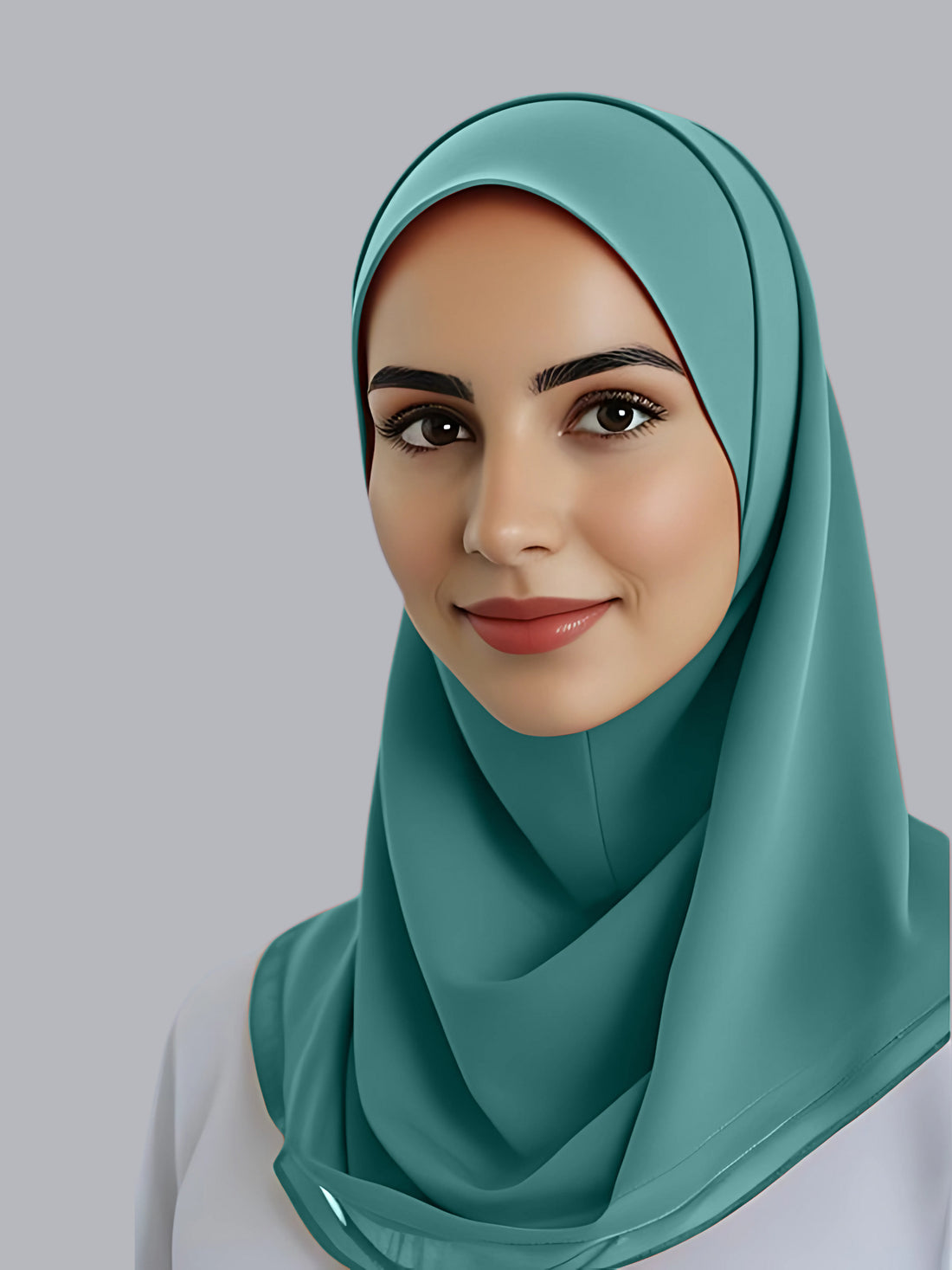 PREMIUM HIJAB MUSLIN - AQUAMARINE BLUE