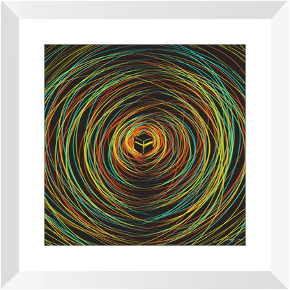 Chaotic Calm by Siddiqa Juma - Framed Art Print