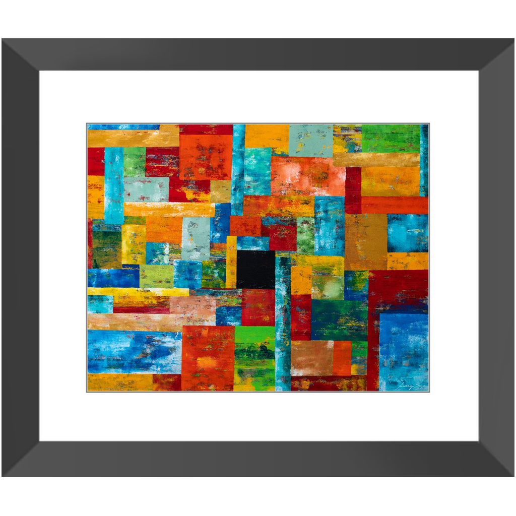 Beyond Boundaries  by Siddiqa Juma - Framed Art Print