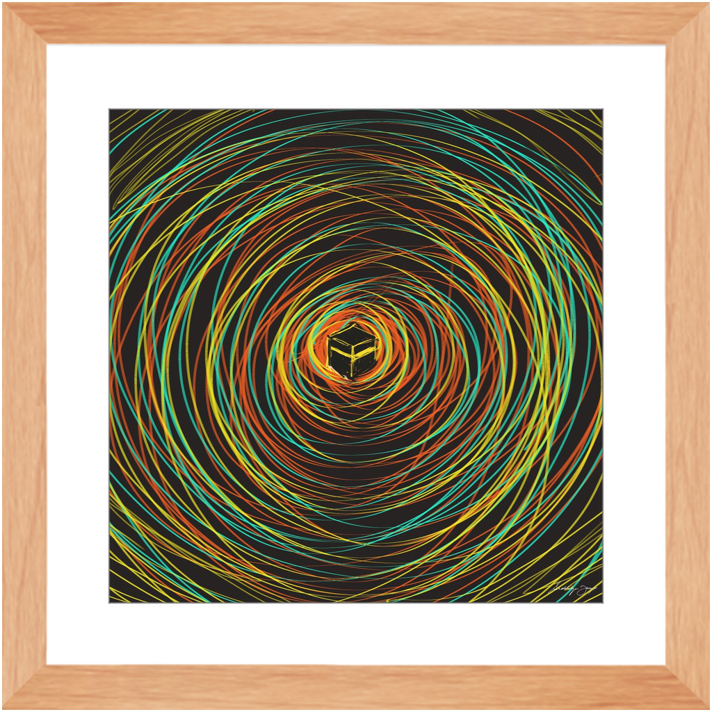 Chaotic Calm by Siddiqa Juma - Framed Art Print