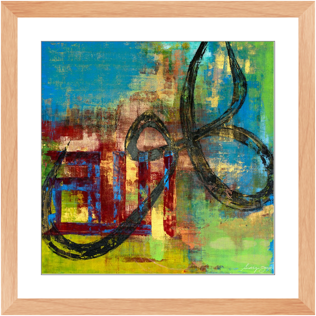 Hu Allah by Siddiqa Juma - Framed Art Print