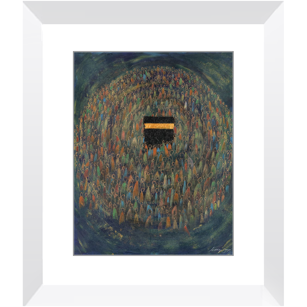 Shoulder to Shoulder by Siddiqa Juma - Framed Art Print