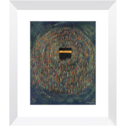 Shoulder to Shoulder by Siddiqa Juma - Framed Art Print