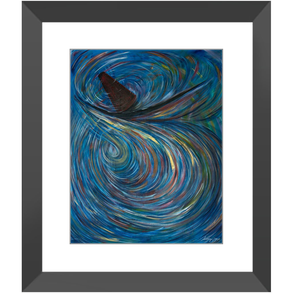 Mystical Dance by Siddiqa Juma - Framed Art Print