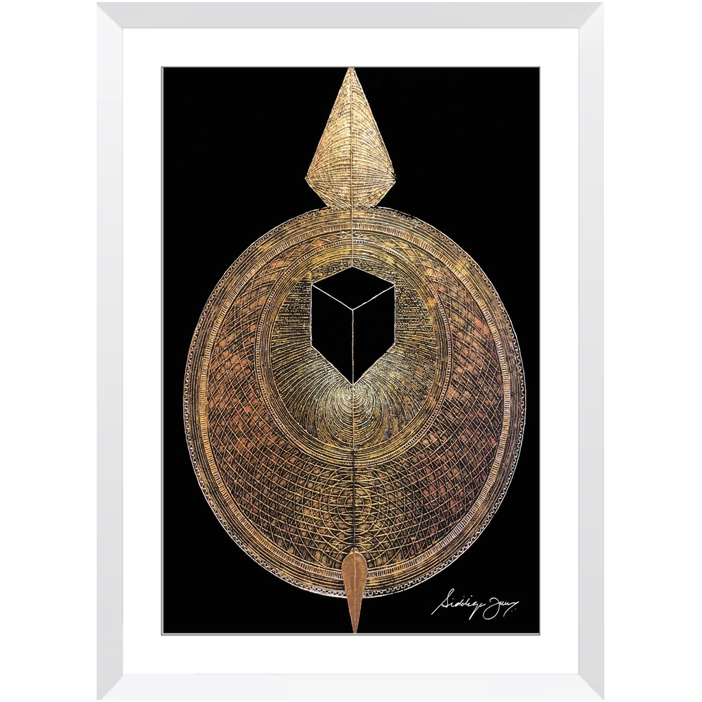 Compass веры Siddiqa Juma - Pramed Art Print