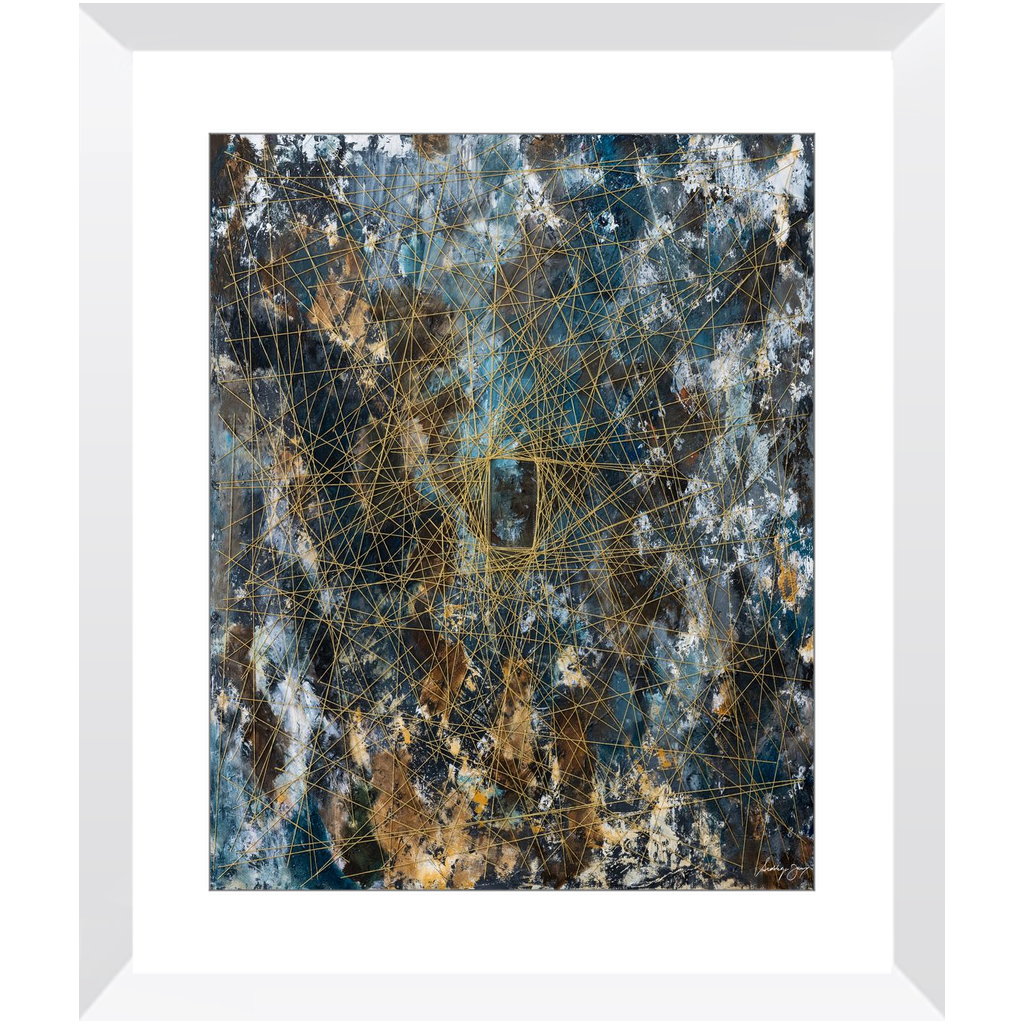 Threads of Unity by Siddiqa Juma - Framed Art Print