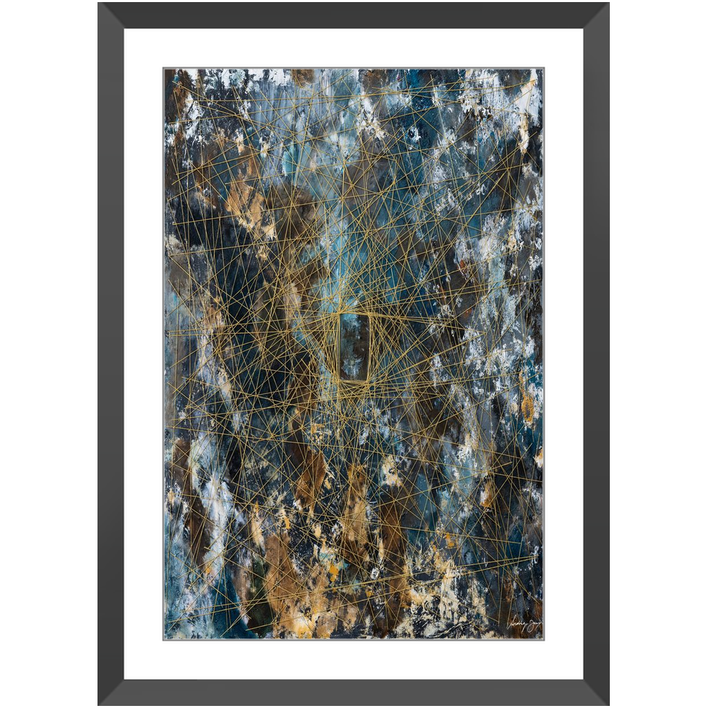 Threads of Unity by Siddiqa Juma - Framed Art Print