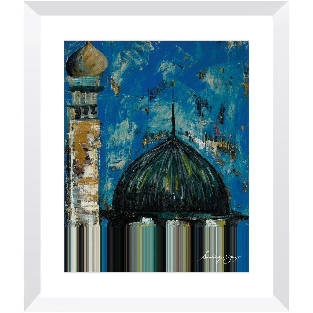 Al Aqsa by Siddiqa Juma - Framed Print