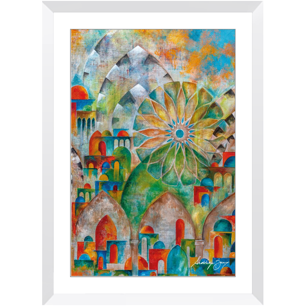 Majestic Revelation by Siddiqa Juma - Framed Art Print