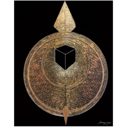 Compass of Faith by Siddiqa Juma - Art Print