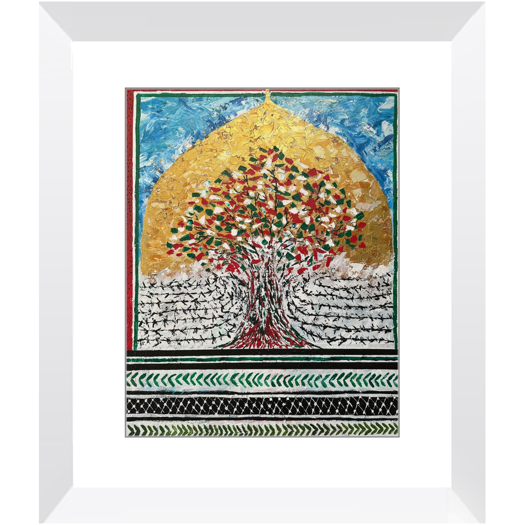 Sumud by Siddiqa Juma - Framed Print