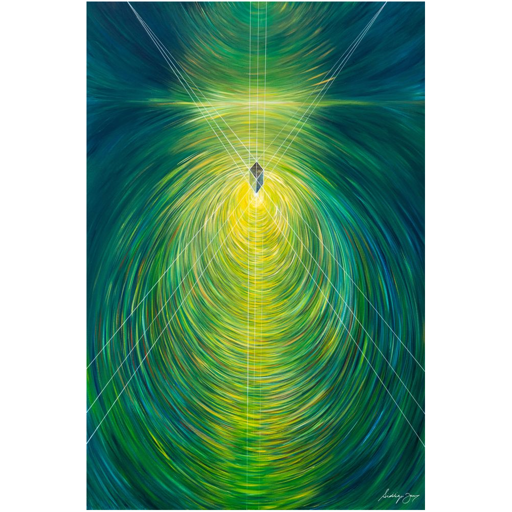 Divine Illumination by Siddiqa Juma - Art Print