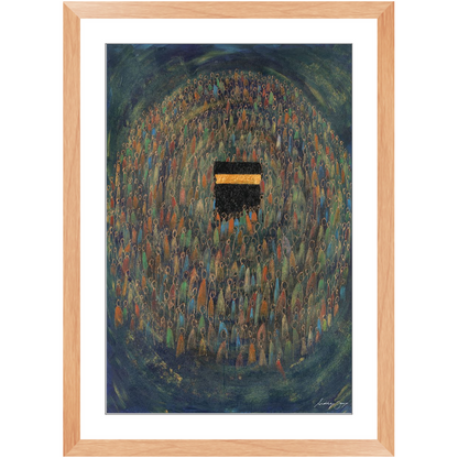 Shoulder to Shoulder by Siddiqa Juma - Framed Art Print