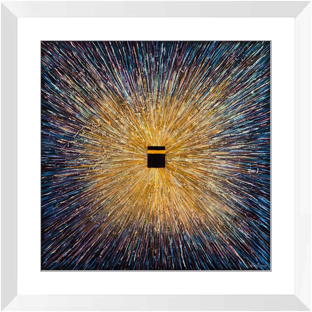 Supernova by Siddiqa Juma - Framed Art Print